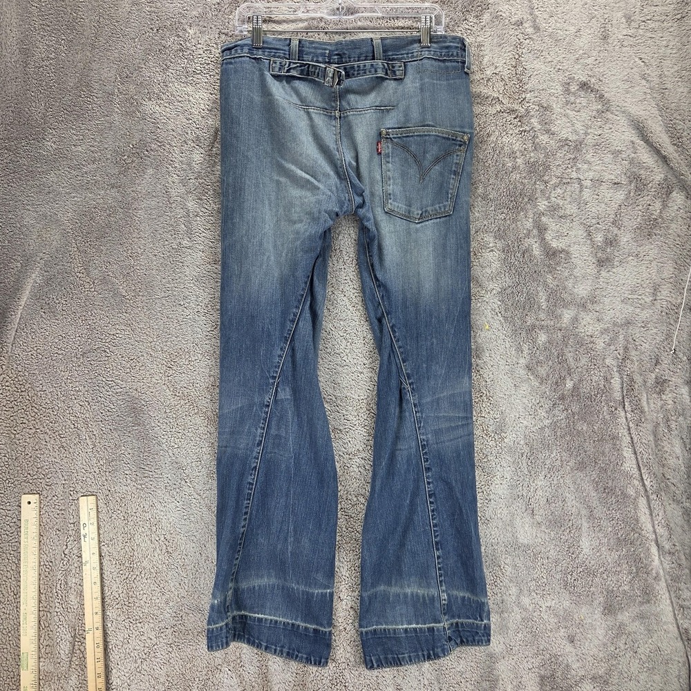 Vintage Levis Engineered Jeans Mens 31x32 Blue Twisted One Pocket Buckle Back